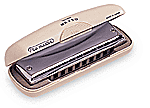 Promaster Valved deluse 10 hole diatonic valved harmonica - Suzuki